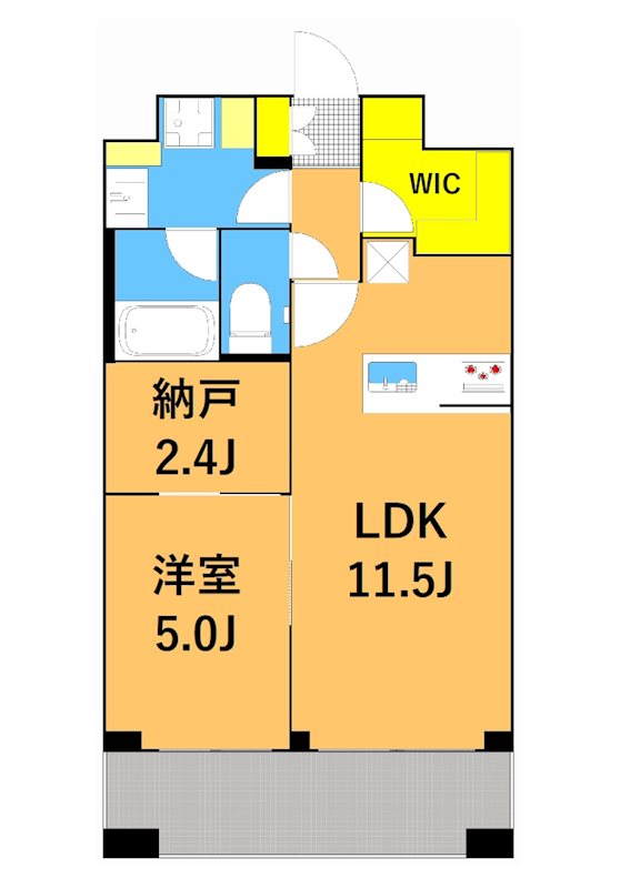 Iris西大井 103号室 間取り