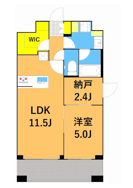 Iris西大井 305号室 間取り