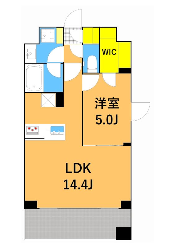 Iris西大井 206号室 間取り