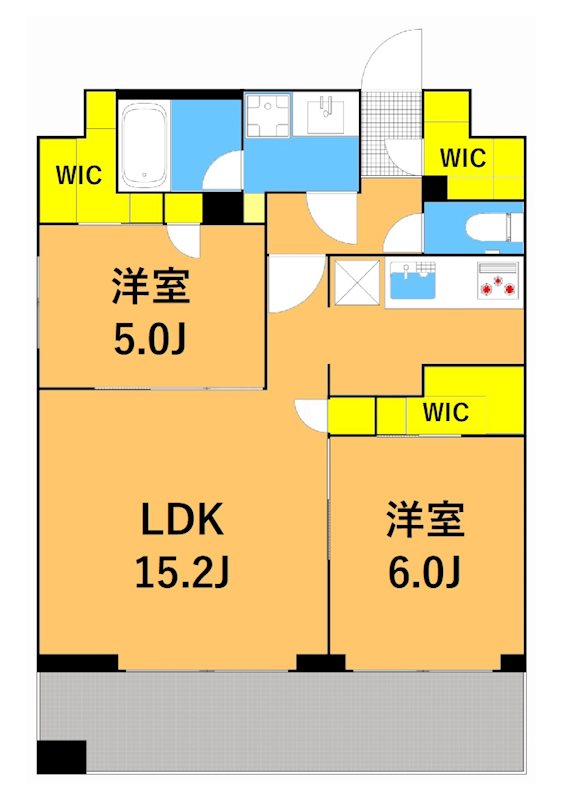 Iris西大井 408号室 間取り