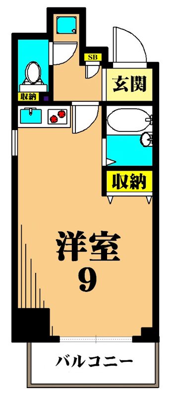 レジディア大井町 間取り図