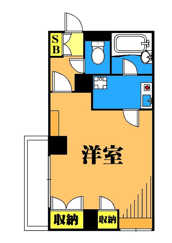 ビストート９１  101号室 間取り