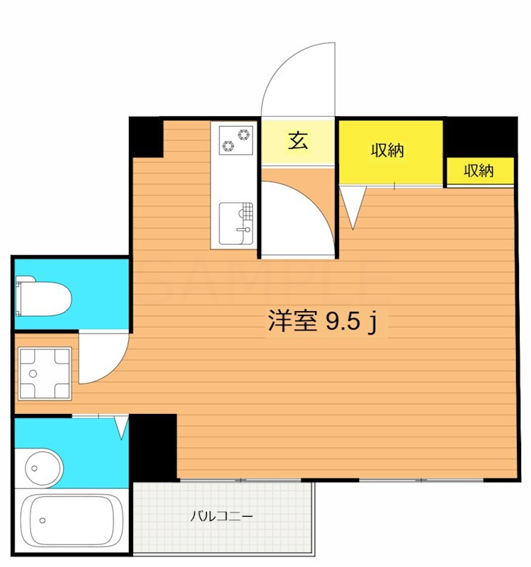 ステラK 1B号室 間取り