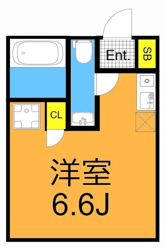 シェルブルー大井町 間取り図