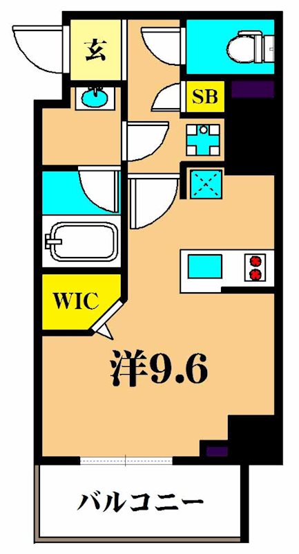 ザ・パークメゾン東大井 306号室 間取り