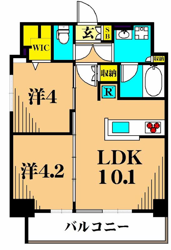 アーバネックス南品川 間取り図
