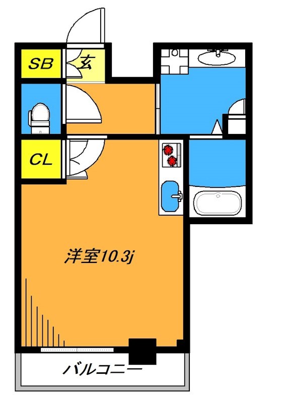 レジデンシャル目黒 間取り図