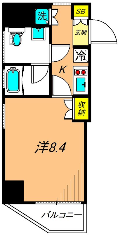 レジデンス大森 201号室 間取り