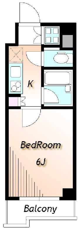 ルーブル南池袋 403号室 間取り