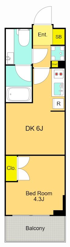 GLACIER大森 間取り図