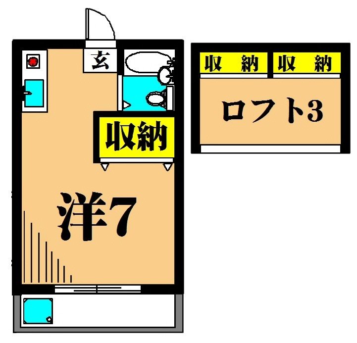 カーサ滝王子  間取り図