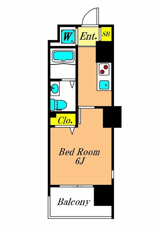 ドゥーエ大森 1103号室 間取り