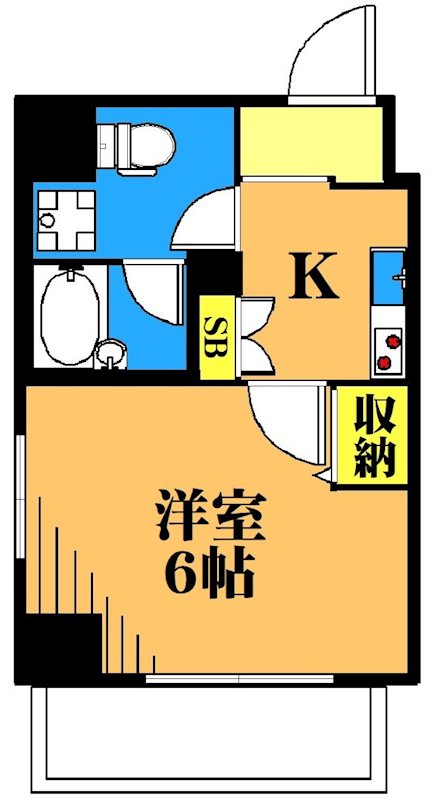 セジョリ大井町 504号室 間取り