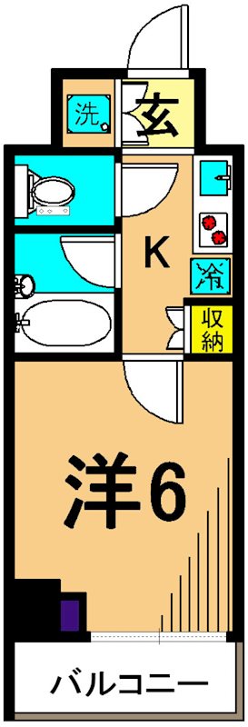 ルーブル大井町参番館 間取り図