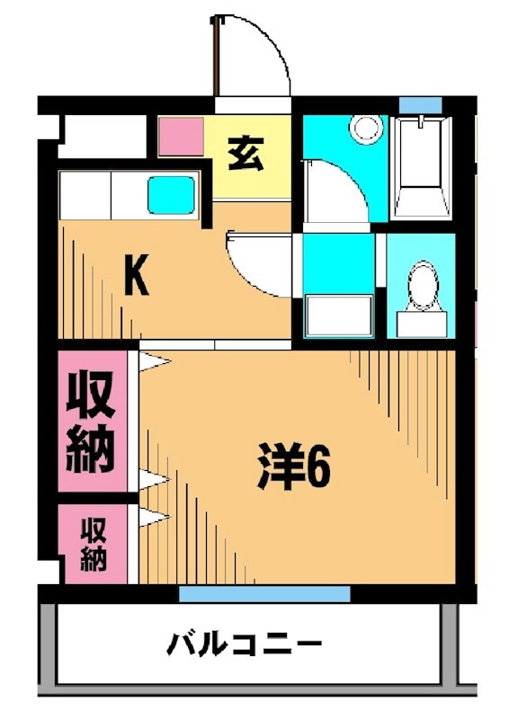 アーバンロジェ 302号室 間取り