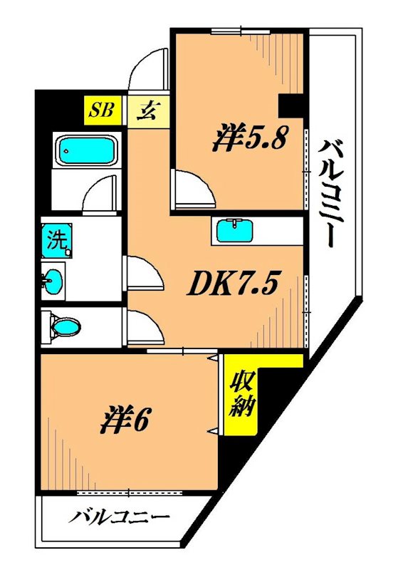 レミー 403号室 間取り