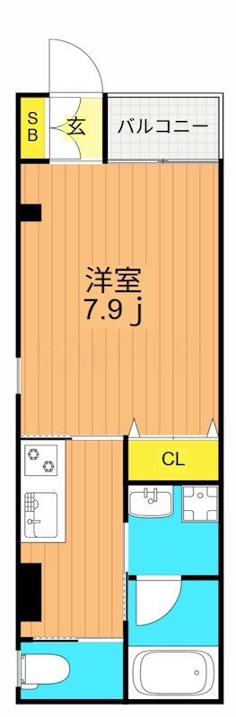 coco lupinus 101号室 間取り