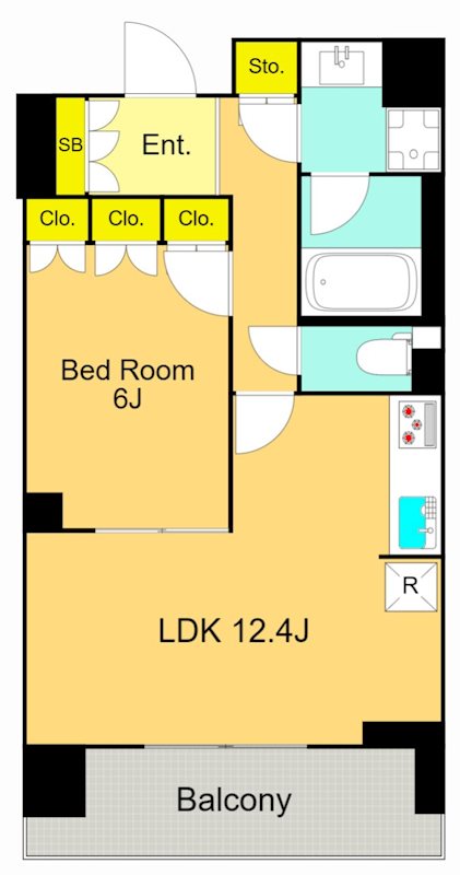 ジョイスコート 1302号室 間取り