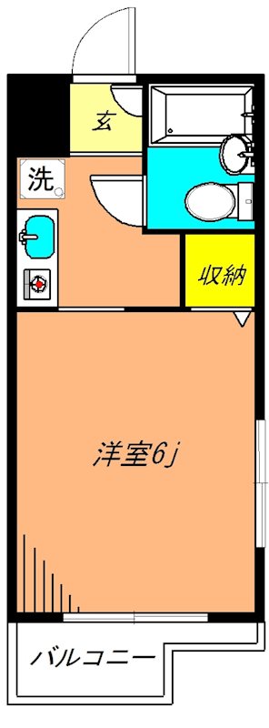 ソシアル甫坂 102号室 間取り