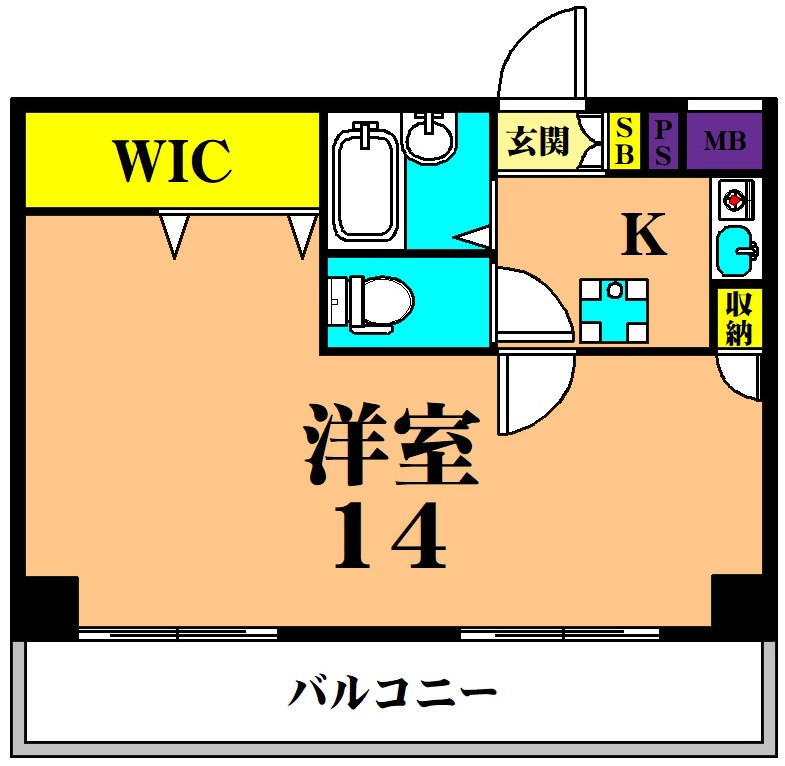 エアリーゼームス坂 411号室 間取り