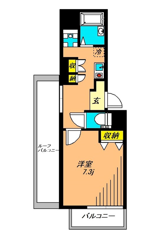 エアリーゼームス坂 315号室 間取り