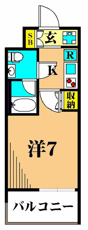 カスタリア大井町 間取り図