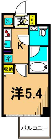 AXAS品川シーサイド 206号室 間取り