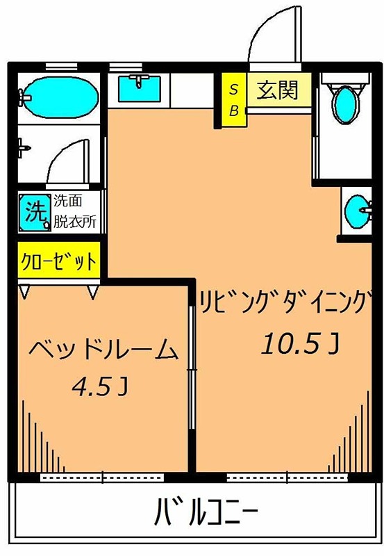 浅間マンション 202号室 間取り