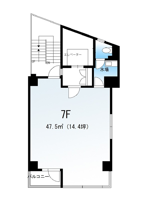 ALLURE大井仙台坂 7号室 間取り