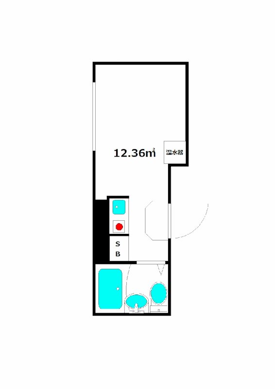 ハイム花房 208号室 間取り