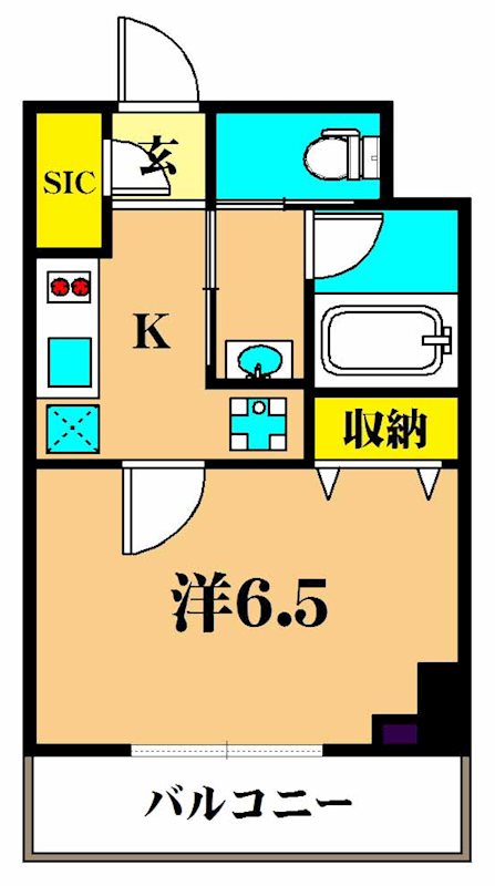 ザ・パークメゾン東大井 804号室 間取り