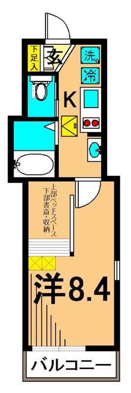 ALLURE日吉 101号室 間取り