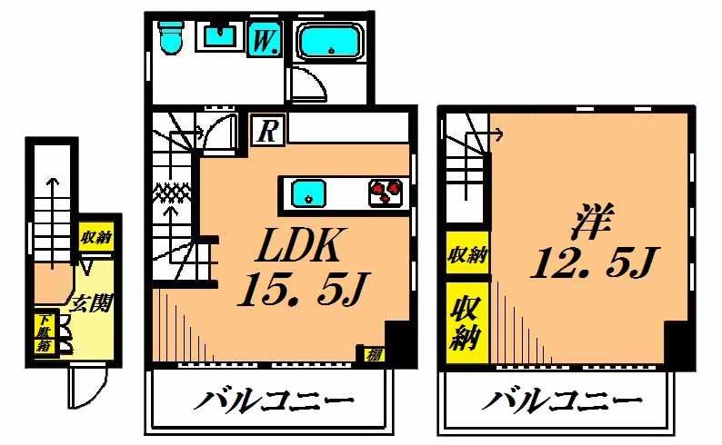 大森北3丁目House B号室 間取り