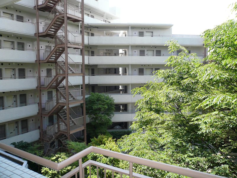 三越ゼームス坂マンション  ベランダ