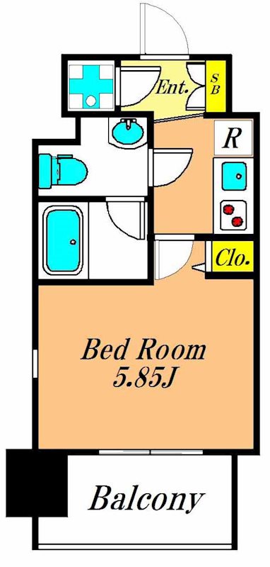 レジディア大森 606号室 間取り