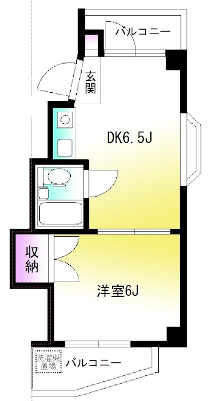 ALLURE大森西 101号室 間取り