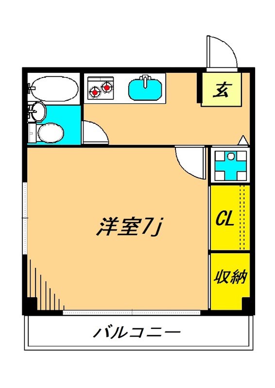 メゾンサンテ 202号室 間取り