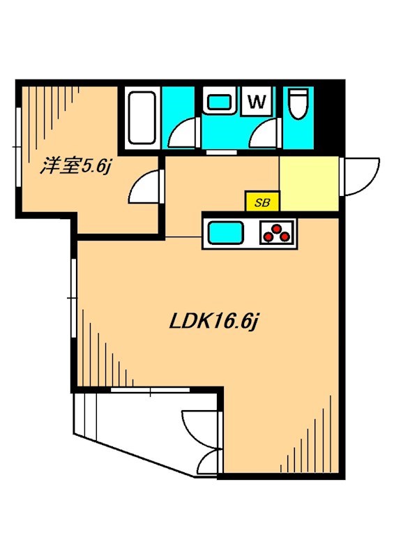 ハイツ自然園 間取り図