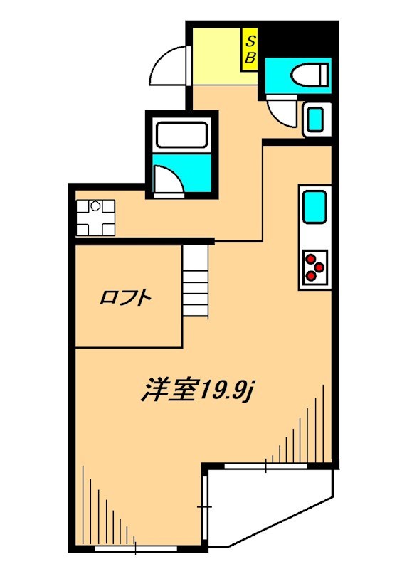ハイツ自然園 間取り図
