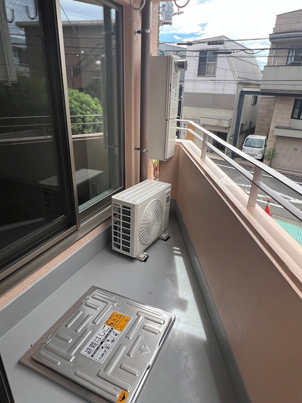 ハイツ自然園 ベランダ