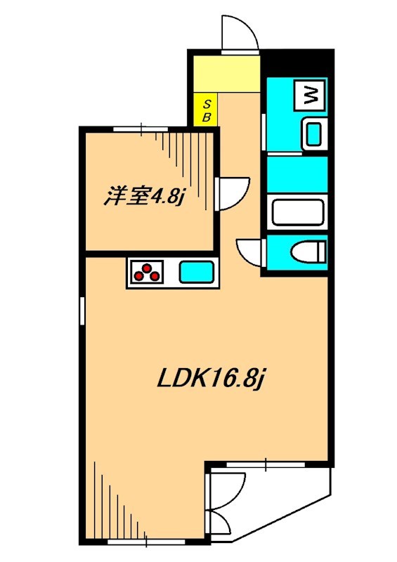 ハイツ自然園 間取り図