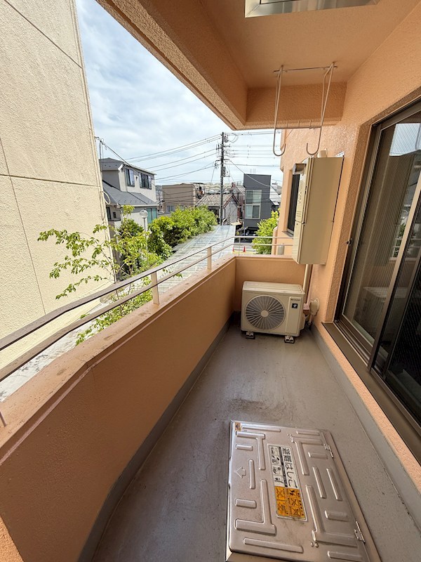 ハイツ自然園 ベランダ