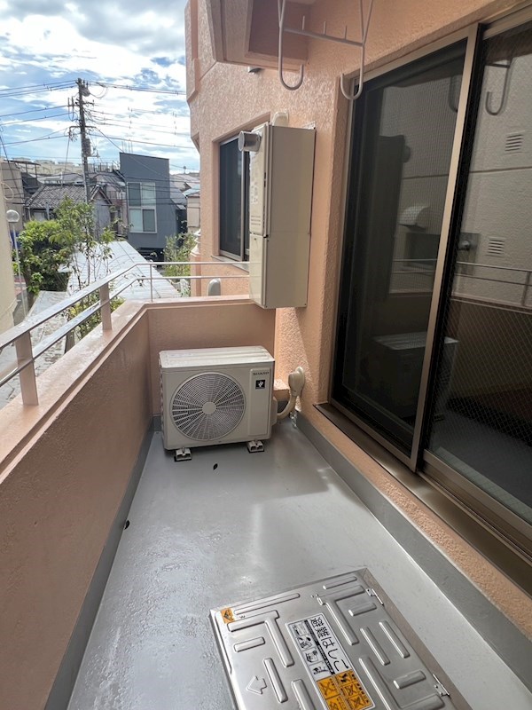ハイツ自然園 ベランダ