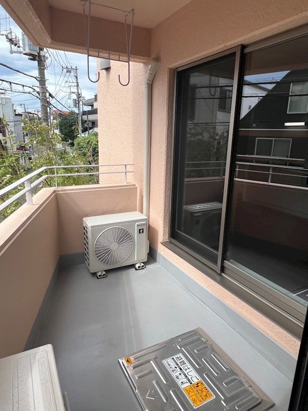 ハイツ自然園 ベランダ