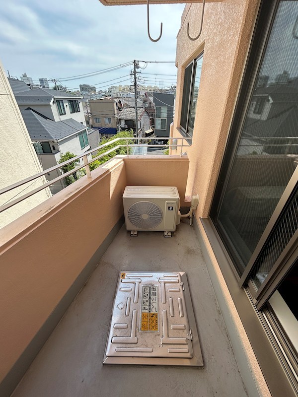 ハイツ自然園 ベランダ