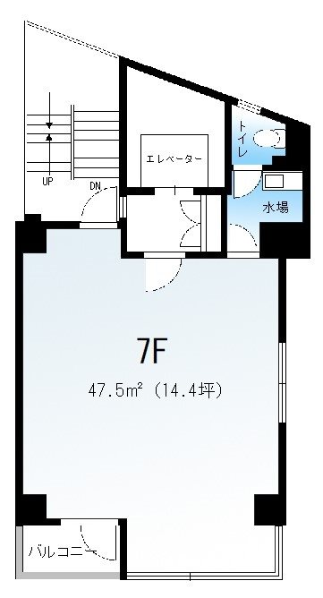 ALLURE大井仙台坂 7F号室 間取り