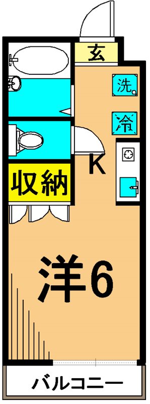 ベルメゾンＳ 107号室 間取り