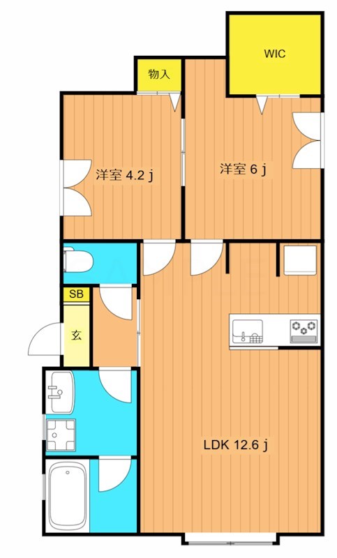 大岡山戸建 間取り図