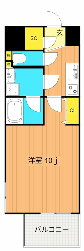 ALLURE大森 602号室 間取り