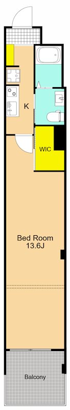 N-flats大森山王  402号室 間取り